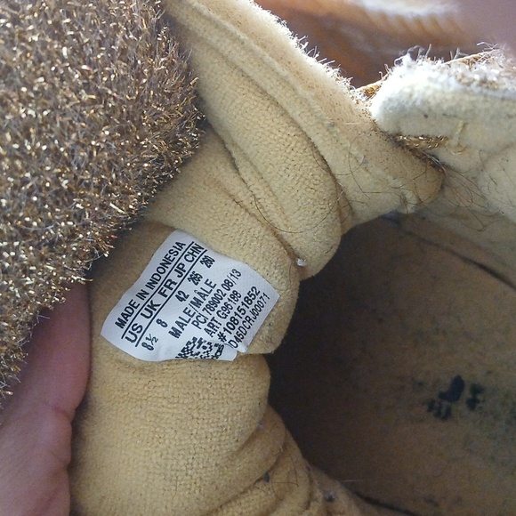 Adidas Jeremy Scott Gold Teddy Bear Sneakers - Picture 6 of 8